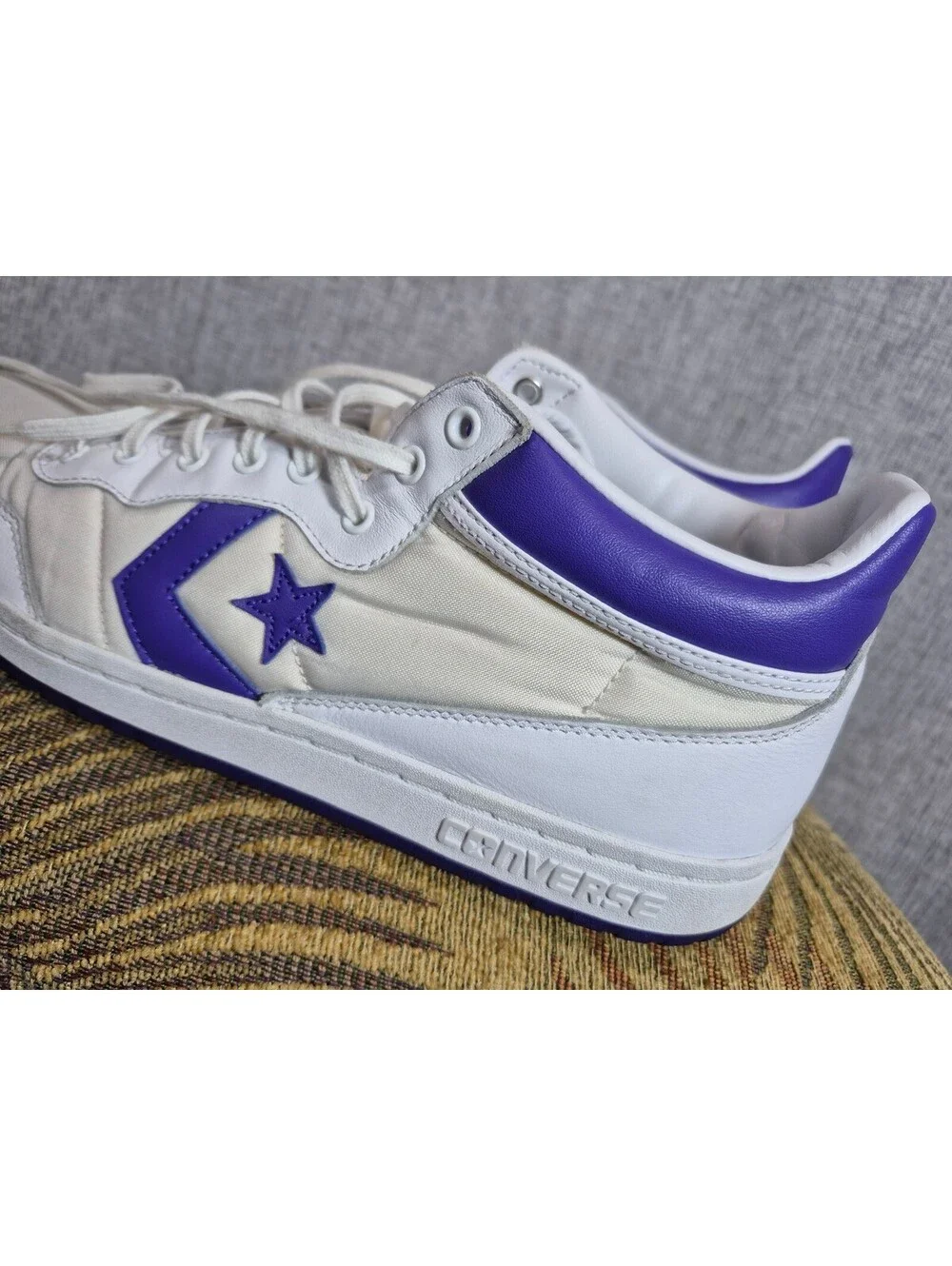 Converse Fastbreak 83 Mid White Candy Grape Purple Men’s Size 11 156972C